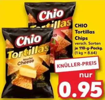 Kaufland CHIO Tortillas Chips 110 g Packg. Angebot