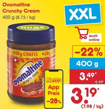 Netto Marken-Discount Ovomaltine Crunchy Cream 400 g Angebot