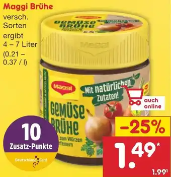 Netto Marken-Discount Maggi Brühe 4 - 7 Liter Angebot