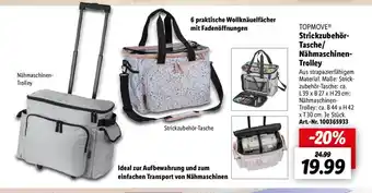 Lidl TOPMOVE Strickzubehör-Tasche/ Nähmaschinen-Trolley Angebot