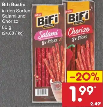 Netto Marken-Discount Bifi Rustic 80 g Angebot