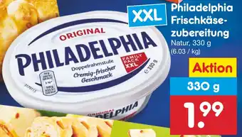 Netto Marken-Discount Philadelphia Frischkäsezubereitung 330 g Angebot