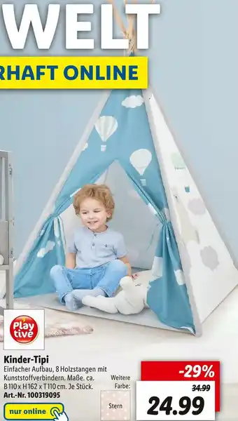 Lidl Playtive kinder-tipi Angebot