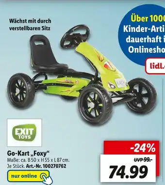 Lidl Go-kart „foxy“ Angebot