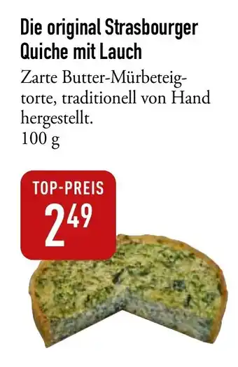 Galeria Markthalle Die original Strasbourger Quiche mit Lauch 100g Angebot