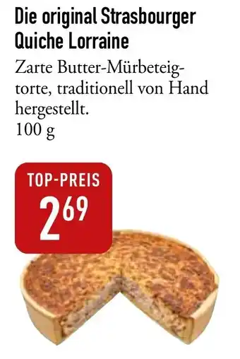 Galeria Markthalle Die original Strasbourger Quiche Lorraine 100g Angebot