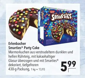 CITTI Markt Erlenbacher Smarties Party Cake 430g Angebot