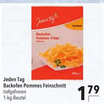 CITTI Markt Jeden Tag Backofen Pommes Feinschnitt tiefgefroren 1-kg-Beutel Angebot