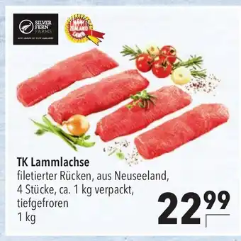 CITTI Markt SILVER FERN FARMS TK Lammlachse filetierter Rücken, aus Neuseeland, 4 Stücke, ca. 1 kg verpackt, tiefgefroren 1 kg Angebot