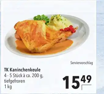 CITTI Markt TK Kaninchenkeule tiefgefroren 1 kg Angebot