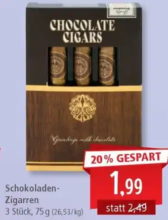 Pfennigpfeiffer Schokoladen- Zigarren 3 Stück, 75 g Angebot