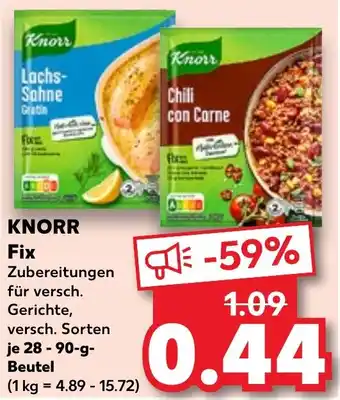 Kaufland KNORR Fix 28-90 g Beutel Angebot