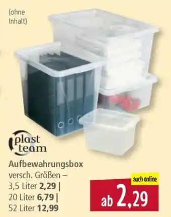 Pfennigpfeiffer plast team Aufbewahrungsbox 3.5L Angebot