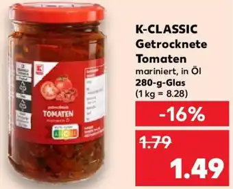 Kaufland K-CLASSIC Getrocknete 280 g Glas Angebot