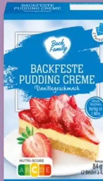 Aldi Nord Backfeste Pudding Creme Angebot