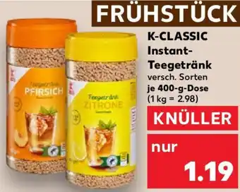 Kaufland K-CLASSIC Instant-Teegetränk 400 g Dose Angebot