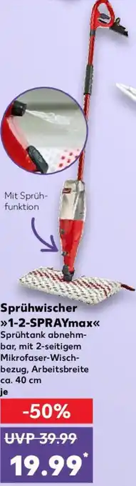 Kaufland Vileda Sprühwischer 1-2-SPRAYmax Angebot
