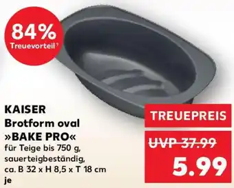 Kaufland KAISER Brotform oval BAKE PRO Angebot