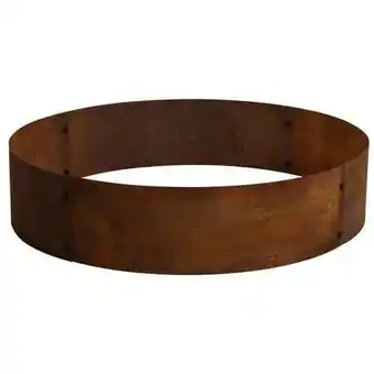 ManoMano Pflanzring Metallring Stahl Hochbeet 80 cm Pflanzgefäß Pflanzkübel Rost Ring Angebot