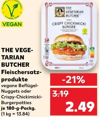 Kaufland THE VEGETARIAN BUTCHER Fleischersatz- produkte 180-g-Packg. Angebot