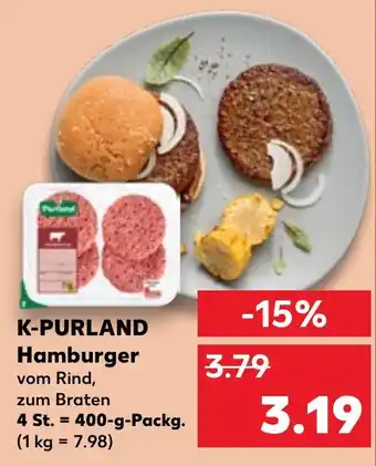 Kaufland K-PURLAND Hamburger 400 g Packg. Angebot