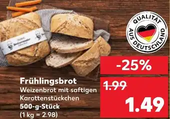 Kaufland Frühlingsbrot 500-g-Stück Angebot