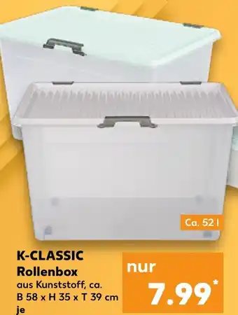 Kaufland K-CLASSIC Rollenbox Angebot