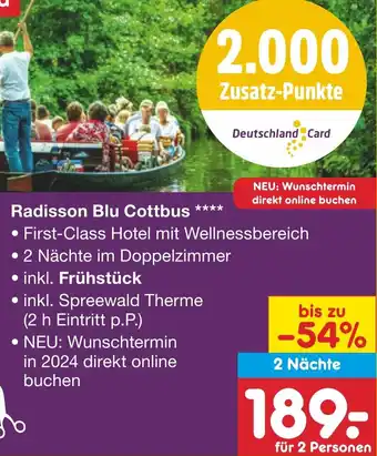 Netto Marken-Discount Radisson Blu Cottbus Angebot