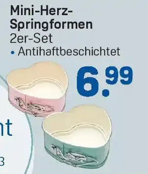 Rossmann Mini-Herz-Springformen 2er-Set Angebot