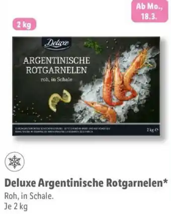 Lidl Deluxe Argentinische Rotgarnelen 2 kg Angebot