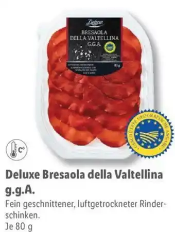 Lidl Deluxe Bresaola della Valtellina g.g.A. 80 g Angebot