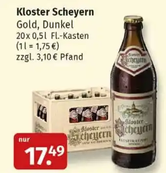 Markgrafen Kloster Scheyern Gold, Dunkel 20x 0,5L Angebot