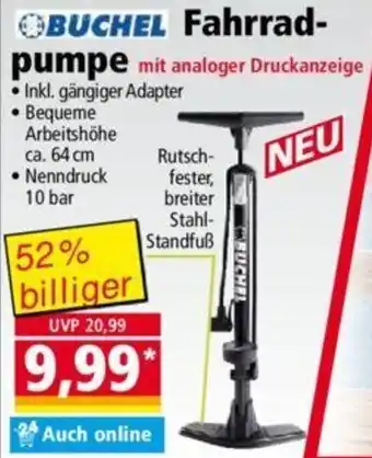 Norma BUCHEL Fahrradpumpe Angebot