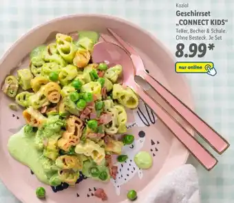 Lidl Koziol Geschirrset ,,CONNECT KIDS" Angebot