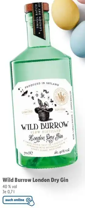 Lidl Wild Burrow London Dry Gin 0,7 L Angebot