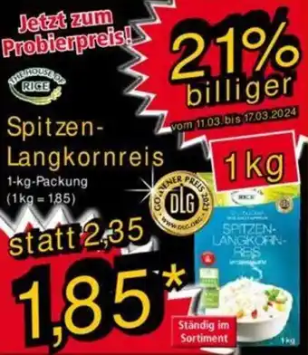 Norma THE HOUSE OF RICE Spitzen-Langkornreis 1 kg Angebot