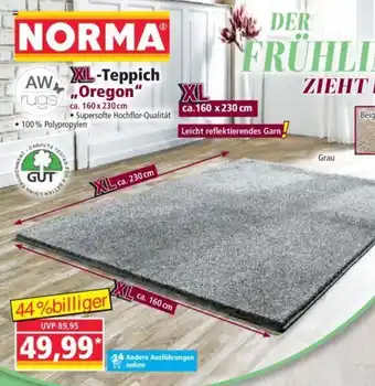 Norma AW rugs XL-Teppich ,,Oregon" Angebot