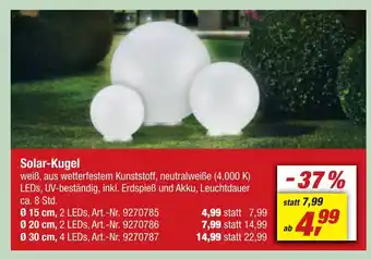 toom Baumarkt Solar-Kugel Angebot