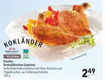 CITTI Markt Frisches Butterhähnchen-Suprême 100 g Angebot