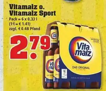 trinkgut Vitamalz Oder Vitamalz Sport Angebot