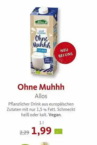 VollCorner Biomarkt Ohne Muhh Allos Angebot