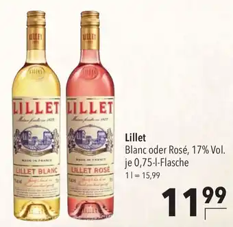 CITTI Markt Lillet Blanc oder Rosé, 17% Vol. je 0,75-1-Flasche Angebot