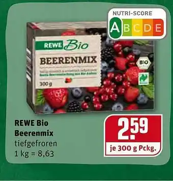 REWE Kaufpark Rewe Bio Beerenmix Angebot