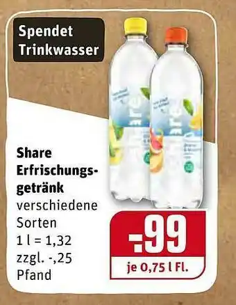 REWE Kaufpark Share Erfrischungsgetränk Angebot