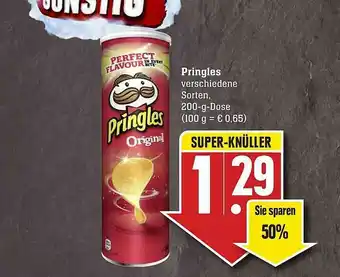 Scheck-in-Center Pringles Angebot