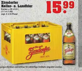 trinkgut Zirndorfer Keller- Oder Landbier Angebot