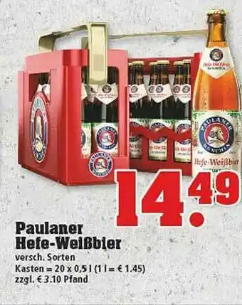 trinkgut Paulaner Hefe-weißbier Angebot