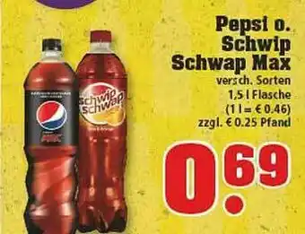 trinkgut Pepsi Oder Schwip Schwap Max Angebot