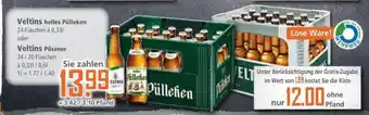 Klaas und Kock Veltins helles Pülleken 24*330ml oder Veltins Pilsener 24*330/20*500ml Angebot