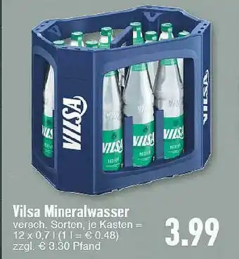 E-Center Vilsa Mineralwasser Angebot